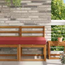   vidaXL Kültéri kanapé párna bordó 60 x 60 x 8 cm Poliészter