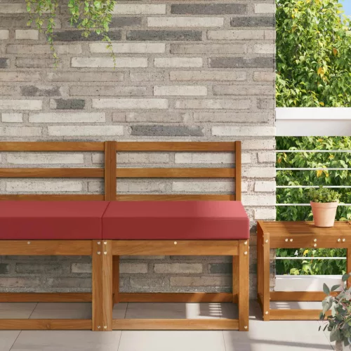 vidaXL Kültéri kanapé párna bordó 60 x 60 x 8 cm Poliészter