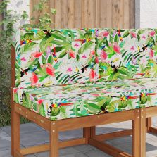 vidaXL Kültéri kanapé párna 2 pcs színes Poliészter