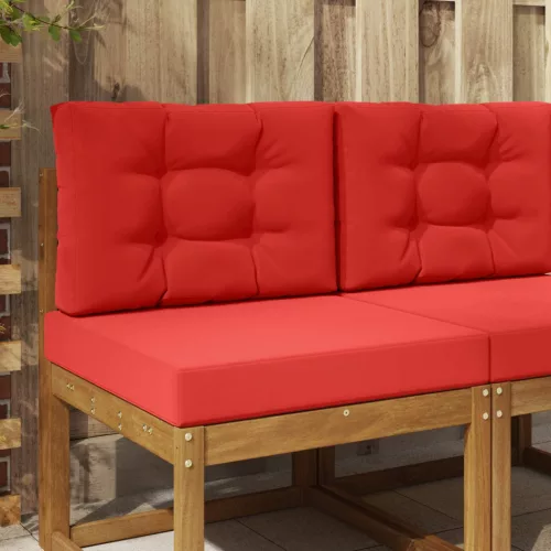 vidaXL Kültéri kanapé párna 2 pcs Piros Poliészter