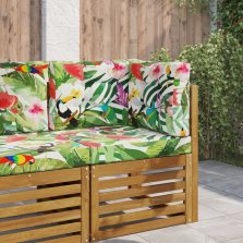 vidaXL Kültéri kanapé párna 3 pcs színes Poliészter