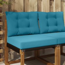   vidaXL Kültéri kanapé párna 2 pcs Királykék Poliészter