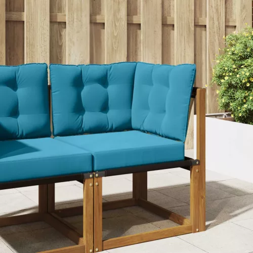 vidaXL Kültéri kanapé párna 3 pcs Királykék Poliészter