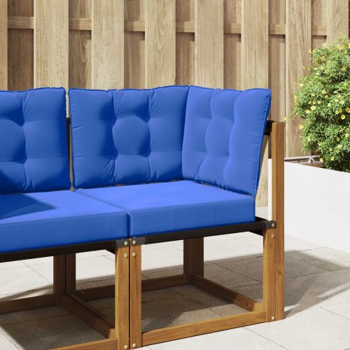 vidaXL Kültéri kanapé párna 3 pcs Türkiz Poliészter