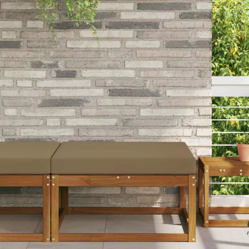 vidaXL Kültéri kanapé párna Tópszínű 80 x 80 x 8 cm Poliészter