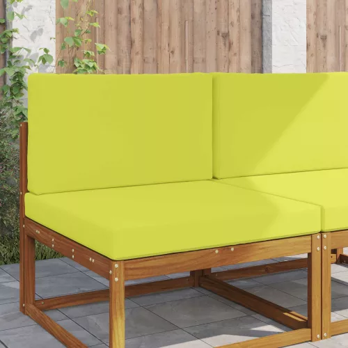 vidaXL Kültéri kanapé párna 2 pcs Zöld Poliészter