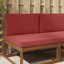 vidaXL Kültéri kanapé párna 2 pcs bordó Poliészter