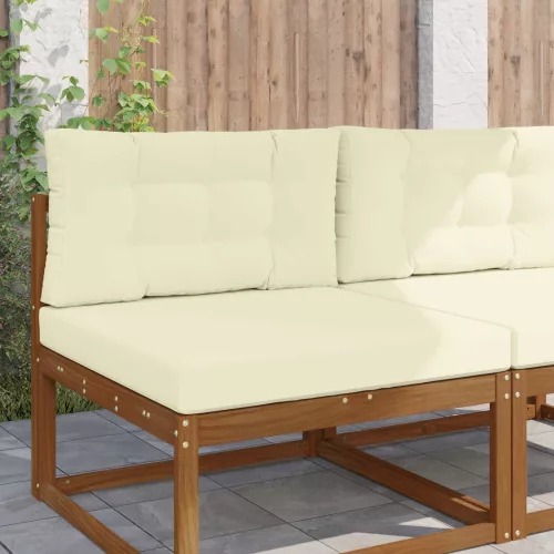 vidaXL Kültéri kanapé párna 2 pcs Krém Poliészter