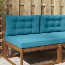   vidaXL Kültéri kanapé párna 2 pcs Királykék Poliészter