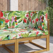 vidaXL Kültéri kanapé párna 3 pcs színes Poliészter