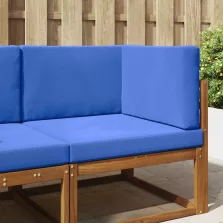 vidaXL Kültéri kanapé párna 3 pcs Türkiz Poliészter