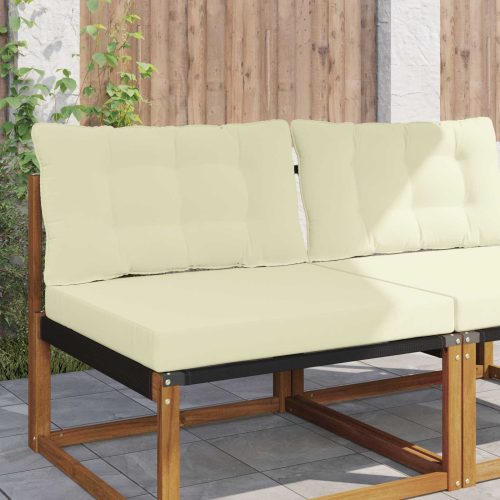 vidaXL Kültéri kanapé párna 2 pcs Krém Poliészter