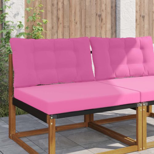 vidaXL Kültéri kanapé párna 2 pcs Rózsaszín Poliészter