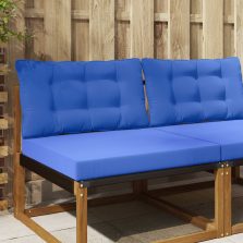 vidaXL Kültéri kanapé párna 2 pcs Türkiz Poliészter