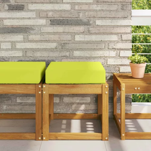 vidaXL Kültéri ülőpárna Zöld 40 x 40 x 8 cm 100% poliészter