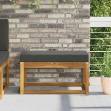   vidaXL Kültéri ülőpárna Antracit 80 x 40 x 8 cm 100% poliészter