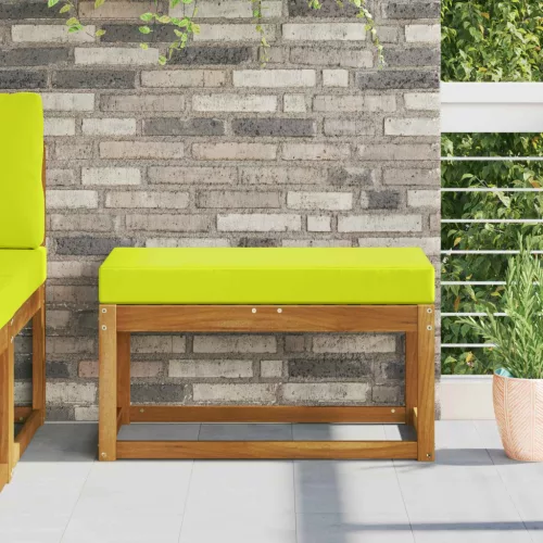 vidaXL Kültéri ülőpárna Zöld 80 x 40 x 8 cm 100% poliészter