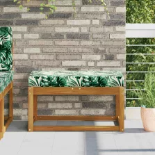   vidaXL Kültéri ülőpárna Trópusi Levél 80 x 40 x 8 cm 100% poliészter