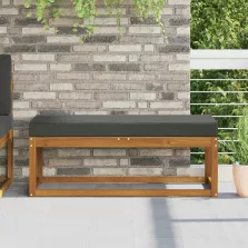   vidaXL Kültéri ülőpárna Antracit 115 x 40 x 8 cm 100% poliészter