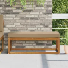   vidaXL Kültéri ülőpárna Tópszínű 111,5 x 40 x 8 cm 100% poliészter