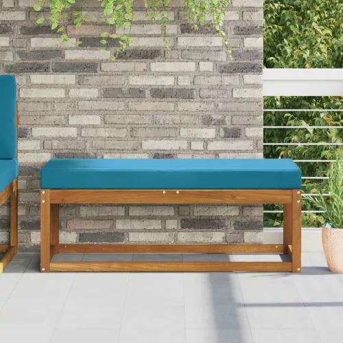 vidaXL Kültéri ülőpárna Királykék 111,5 x 40 x 8 cm 100% poliészter