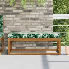   vidaXL Kültéri ülőpárna Trópusi Levél 111,5 x 40 x 8 cm