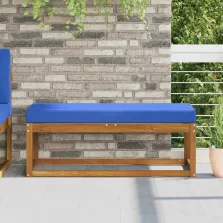   vidaXL Kültéri ülőpárna Türkiz 111,5 x 40 x 8 cm 100% poliészter