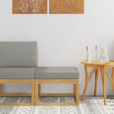 vidaXL Kültéri Hocker Tömör Akácfa Fehér