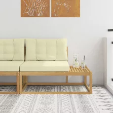   vidaXL Kültéri végleges kanapé Fehér 115 x 83 x 73 cm Poliészter