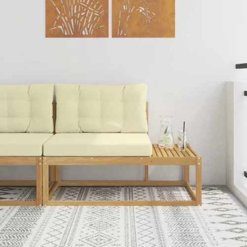 vidaXL Kültéri végleges kanapé Fehér 115 x 83 x 73 cm Poliészter
