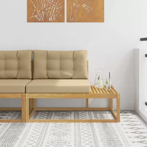 vidaXL Kültéri végleges kanapé Fehér 115 x 83 x 73 cm Poliészter