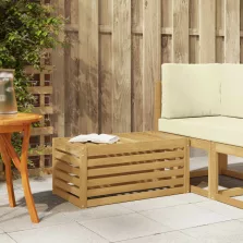   vidaXL Kültéri Szék Pad Fehér 79 x 43 x 37 cm Tömör Akácfa