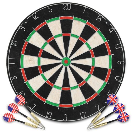 vidaXL szizálból készült professzionális darts tábla 6 nyíllal