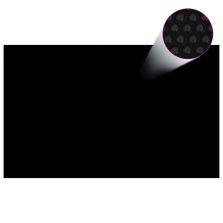 vidaXL fekete polietilén medencetakaró 260 x 160 cm