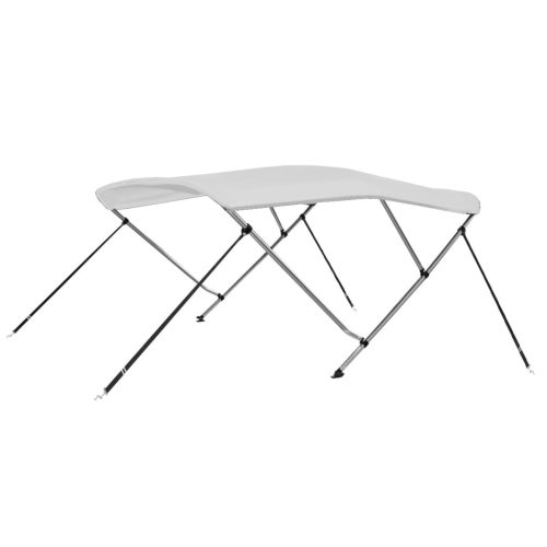 vidaXL fehér háromágú bimini tető 183 x 140 x 137 cm