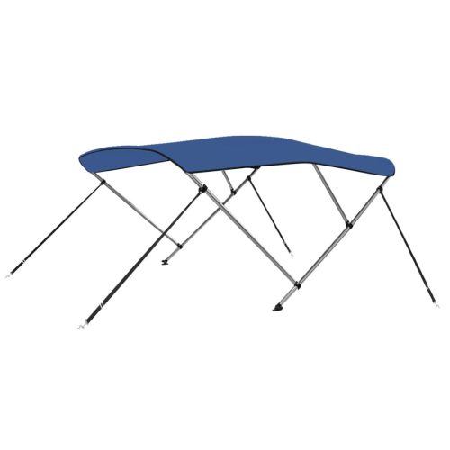 vidaXL kék háromágú bimini tető 183 x 140 x 137 cm