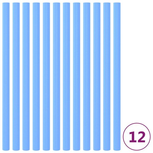 vidaXL 12 db kék trambulin tartóoszlop habszivacs védő 92,5 cm