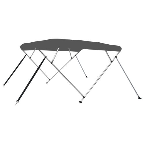 vidaXL antracitszürke négyágú bimini tető 243 x 196 x 137 cm