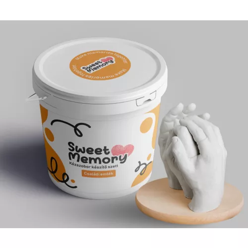 Sweet Memory Kézszobor készítő szett - Családi emlék