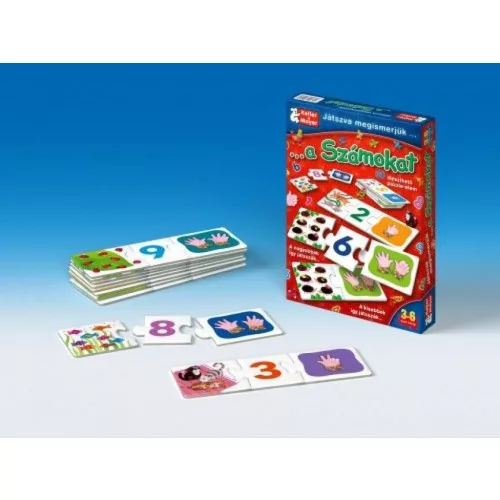 Játszva megismerjük a számokat (puzzle)