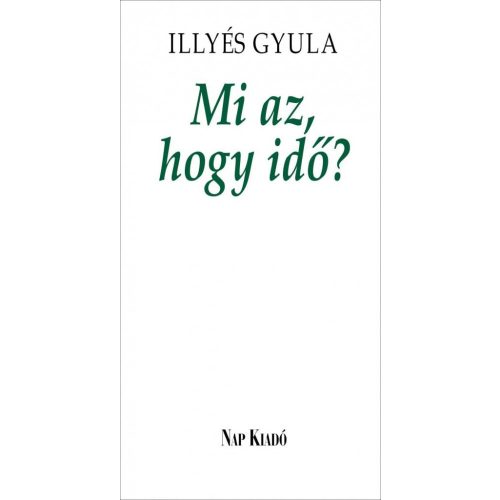 Mi az, hogy idő?