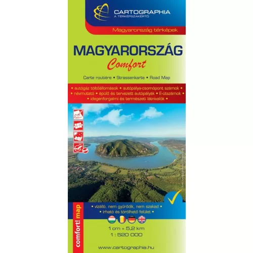 Magyarország Comfort térkép