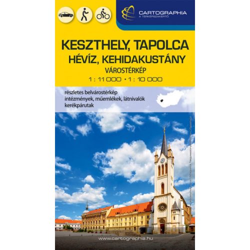 Keszthely, Tapolca, Hévíz, Kehidakustány várostérkép