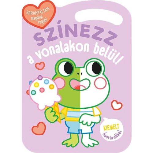 Színezz a vonalakon belül - Béka