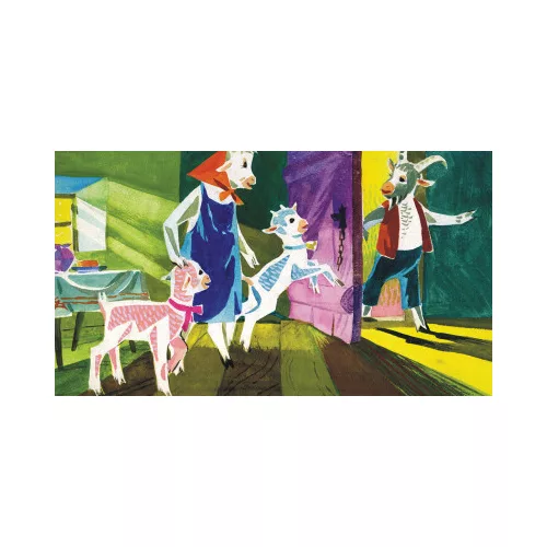 Kecskegidák meg a farkas - Diafilm