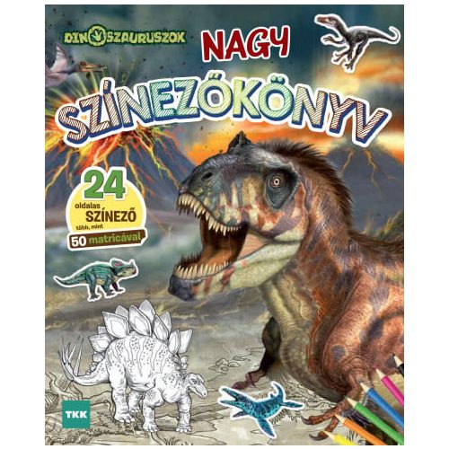 Nagy színezőkönyv - Dinoszauruszok