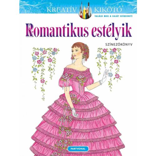 Romantikus estélyik - Színezőköny