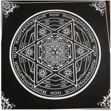 Mágikus hexagram terítő jósláshoz
