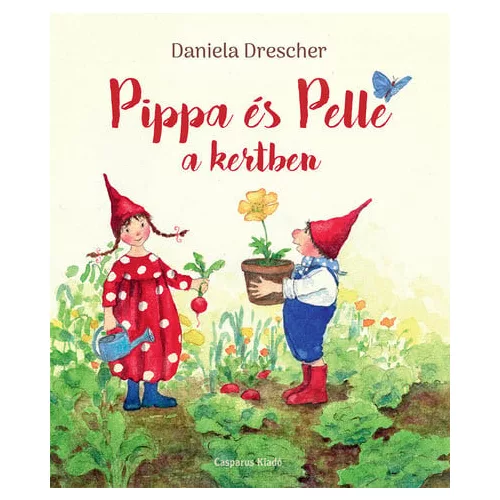 Pippa és Pelle a kertben