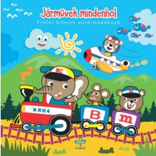 Járművek mindenhol – Tréfás kifestő autóimádóknak